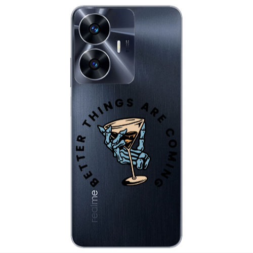Realme Note 50 Better Things Are Coming Transparent Silicone TPU Θήκη