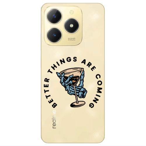Realme C61 Better Things Are Coming Transparent Silicone TPU Θήκη