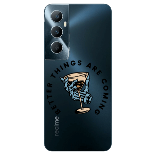 Realme C65 Better Things Are Coming Transparent Silicone TPU Θήκη