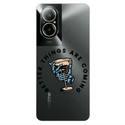 Realme C67 Better Things Are Coming Transparent Silicone TPU Θήκη
