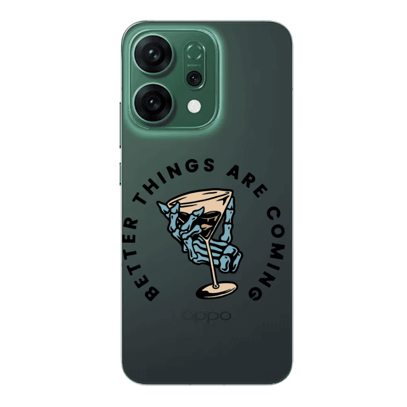 Oppo RENO 14 Better Things Are Coming Transparent Silicone TPU Θήκη