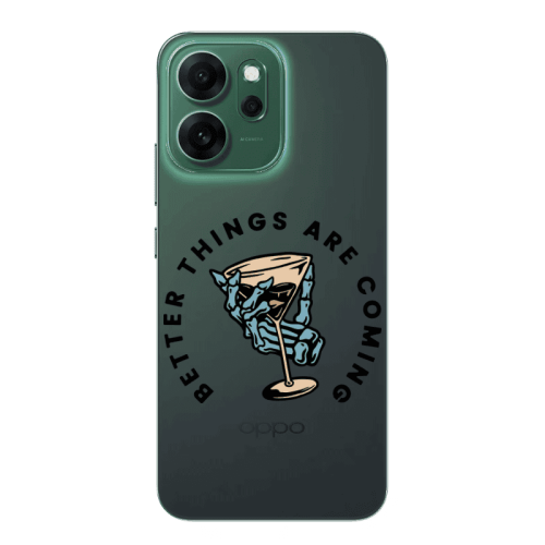 Oppo 14 F Better Things Are Coming Transparent Silicone TPU Θήκη