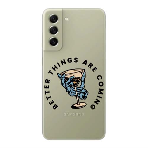 Samsung S22 Plus Better Things Are Coming Transparent Silicone TPU Θήκη
