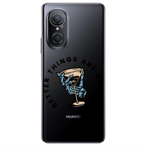 Huawei Nova 9 SE Better Things Are Coming Transparent Silicone TPU Θήκη