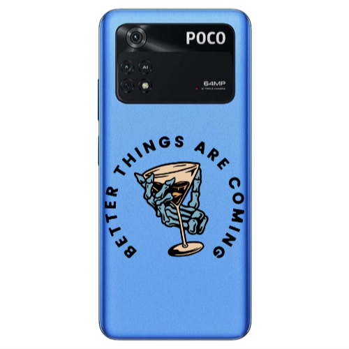 Xiaomi Poco M4 Pro 4G Better Things Are Coming Transparent Silicone TPU Θήκη
