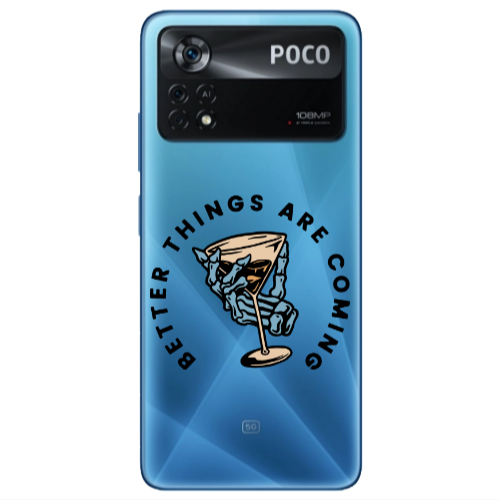 Xiaomi Poco X4 Pro Better Things Are Coming Transparent Silicone TPU Θήκη