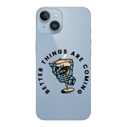 Apple iPhone 14  Better Things Are Coming Transparent Silicone TPU Θήκη