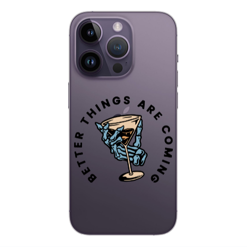 Apple iPhone 14 Pro  Better Things Are Coming Transparent Silicone TPU Θήκη