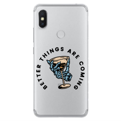 Xiaomi Redmi S2 Better Things Are Coming Transparent Silicone TPU Θήκη