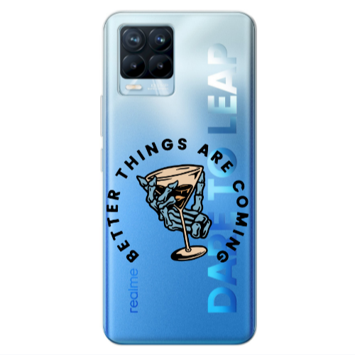 Realme 8 Pro Better Things Are Coming Transparent Silicone TPU Θήκη