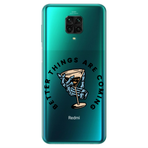 Xiaomi Redmi Note 9S Better Things Are Coming Transparent Silicone TPU Θήκη
