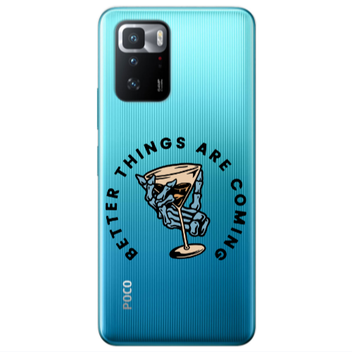 Xiaomi Poco X3 GT Better Things Are Coming Transparent Silicone TPU Θήκη