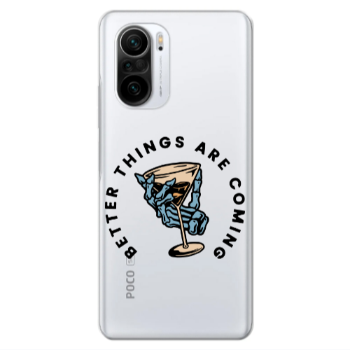 Xiaomi Poco F3 Better Things Are Coming Transparent Silicone TPU Θήκη