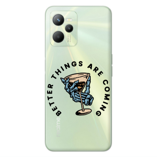 Realme C35 Better Things Are Coming Transparent Silicone TPU Θήκη