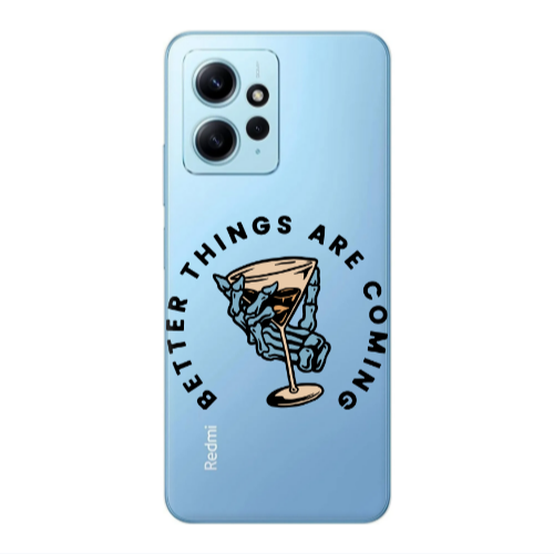 Xiaomi Redmi Note 12 4G Better Things Are Coming Transparent Silicone TPU Θήκη