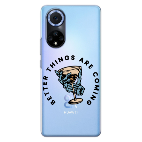 Huawei Nova 9 Better Things Are Coming Transparent Silicone TPU Θήκη