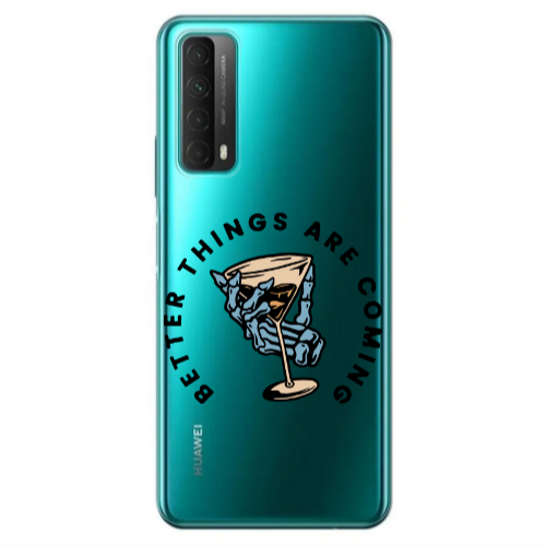 Huawei P Smart 2021 Better Things Are Coming Transparent Silicone TPU Θήκη