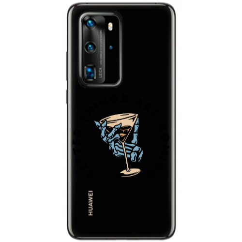 Huawei P40 Pro Better Things Are Coming Transparent Silicone TPU Θήκη