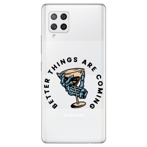 Samsung A42 5G Better Things Are Coming Transparent Silicone TPU Θήκη