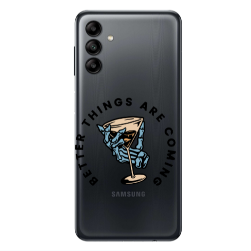 Samsung A13 5G Better Things Are Coming Transparent Silicone TPU Θήκη
