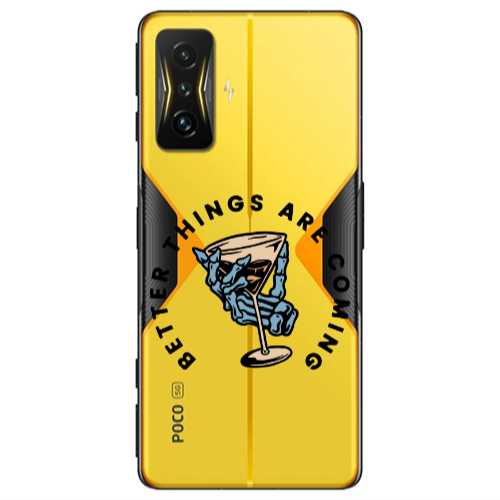 Xiaomi Poco F4 Gt Better Things Are Coming Transparent Silicone TPU Θήκη