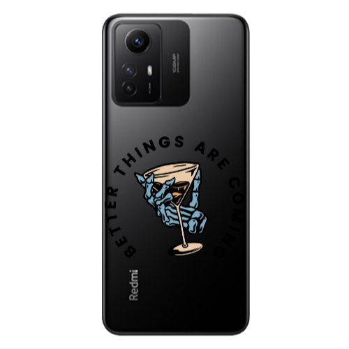 Xiaomi Redmi Note 12s Better Things Are Coming Transparent Silicone TPU Θήκη