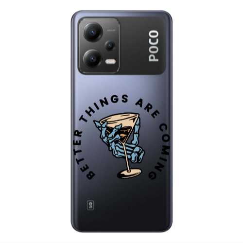Xiaomi Poco X5 Better Things Are Coming Transparent Silicone TPU Θήκη