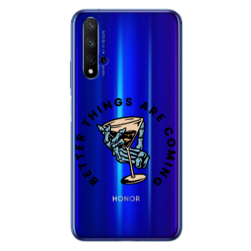 Huawei Nova 5 T Better Things Are Coming Transparent Silicone TPU Θήκη