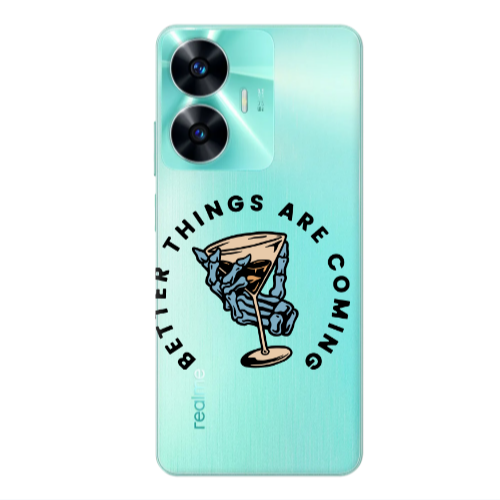 Realme C55 Better Things Are Coming Transparent Silicone TPU Θήκη