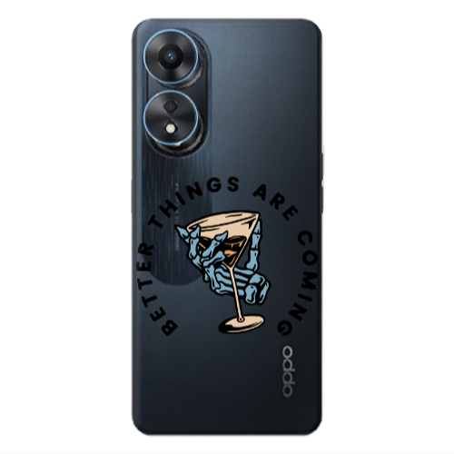Oppo A 98 Better Things Are Coming Transparent Silicone TPU Θήκη