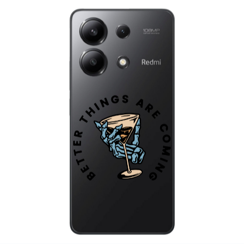 Xiaomi Redmi Note 13 4G Better Things Are Coming Transparent Silicone TPU Θήκη