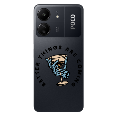 Xiaomi Poco C65 Better Things Are Coming Transparent Silicone TPU Θήκη