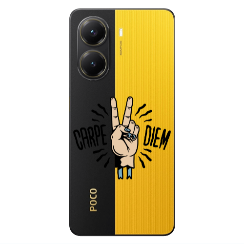 Xiaomi Poco X7 Pro Carpe Two Diem Transparent Silicone TPU Θήκη