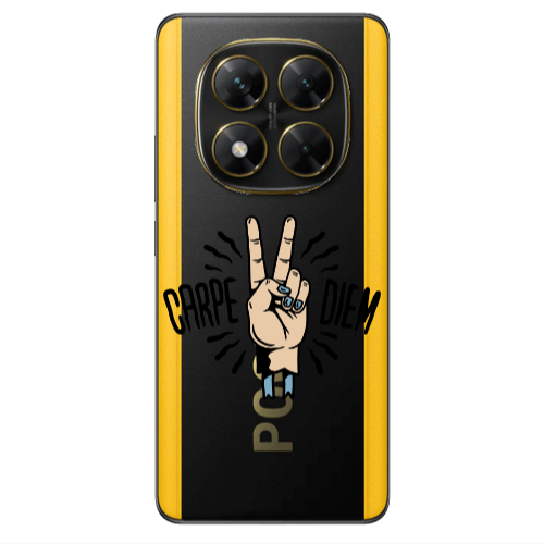Xiaomi Poco X7 Carpe Two Diem Transparent Silicone TPU Θήκη