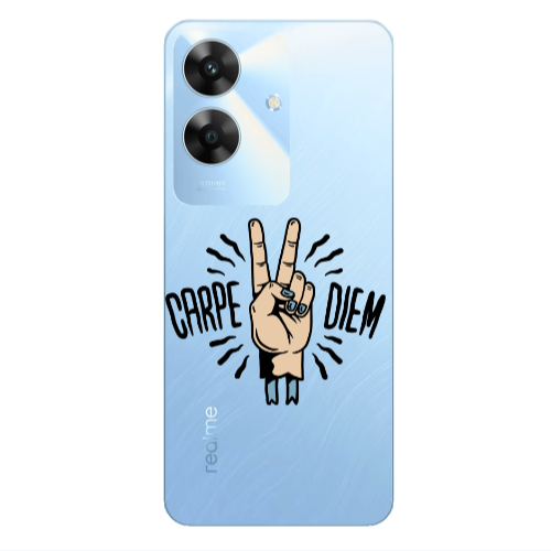 Realme Note 60 Carpe Two Diem Transparent Silicone TPU Θήκη