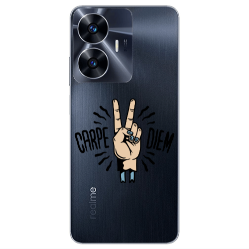 Realme Note 50 Carpe Two Diem Transparent Silicone TPU Θήκη