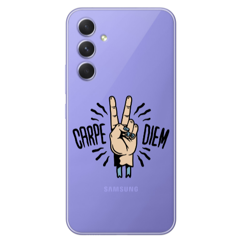 Samsung A56 Carpe Two Diem Transparent Silicone TPU Θήκη