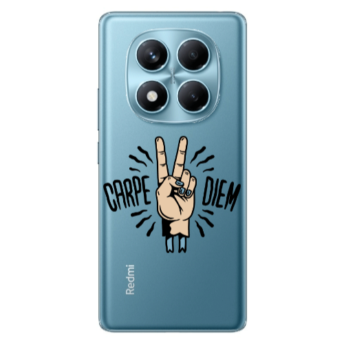 Xiaomi Redmi Note 14 Pro Carpe Two Diem Transparent Silicone TPU Θήκη