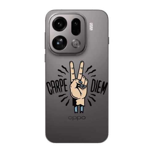 Oppo Find X9 Pro Carpe Two Diem Transparent Silicone TPU Θήκη