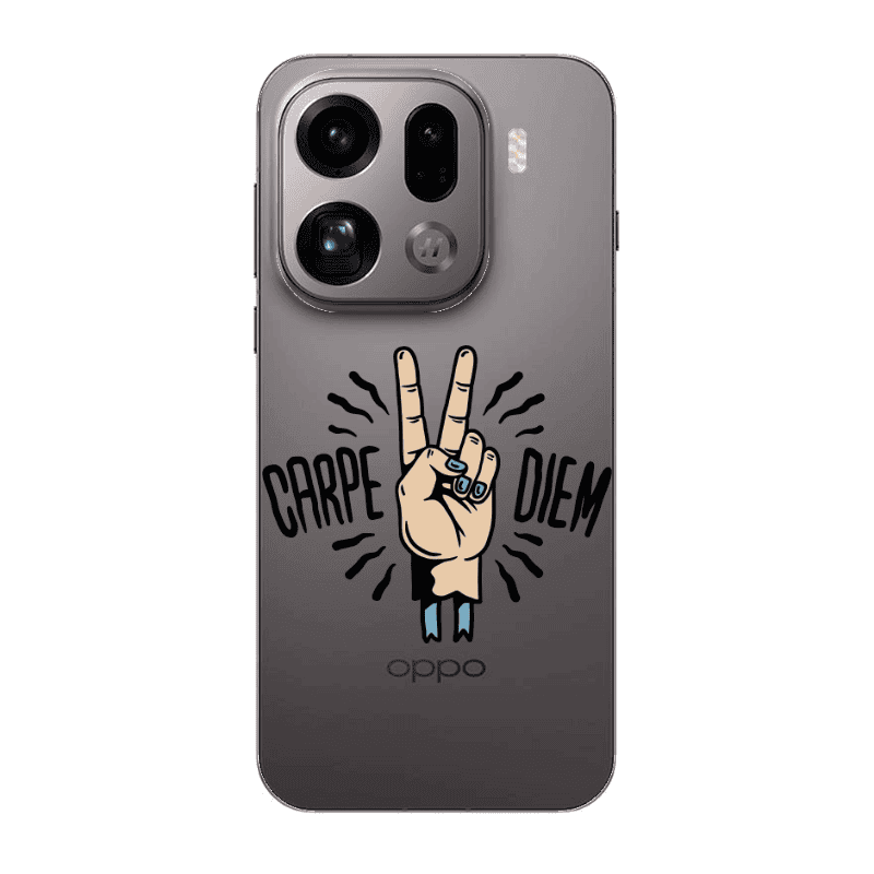 Oppo Find X9 Pro Carpe Two Diem Transparent Silicone TPU Θήκη
