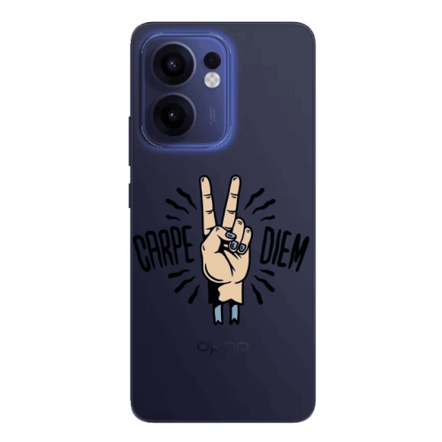 Oppo Reno13 FS Carpe Two Diem Transparent Silicone TPU Θήκη