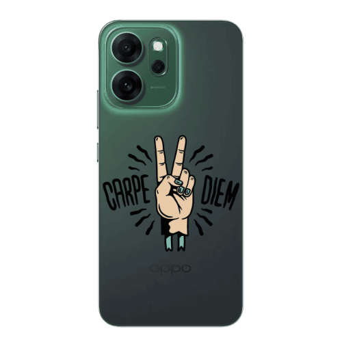 Oppo Reno 14 FS Carpe Two Diem Transparent Silicone TPU Θήκη