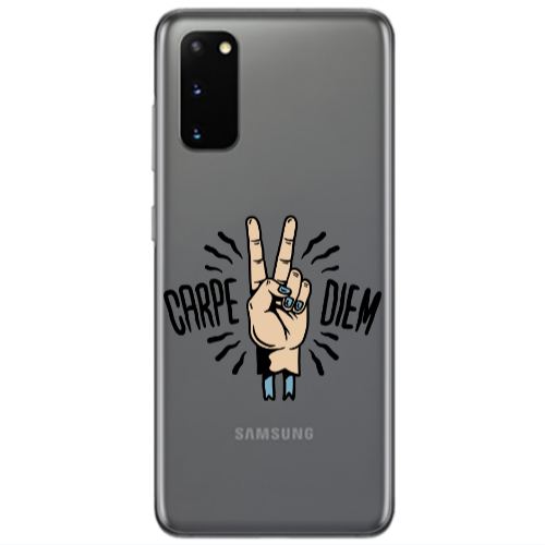 Samsung S20 Carpe Two Diem Transparent Silicone TPU Θήκη