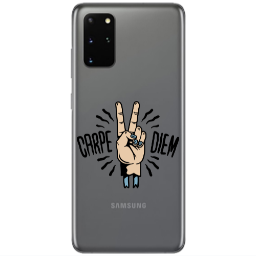 Samsung S20 Plus Carpe Two Diem Transparent Silicone TPU Θήκη