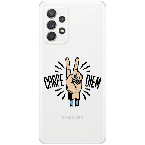 Samsung A53 Carpe Two Diem Transparent Silicone TPU Θήκη