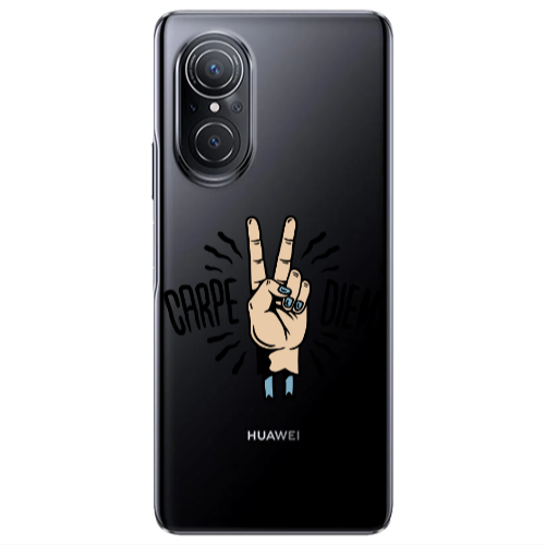 Huawei Nova 9 SE Carpe Two Diem Transparent Silicone TPU Θήκη