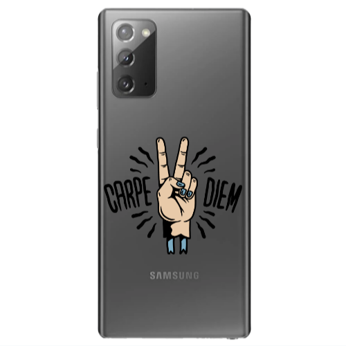 Samsung Note 20 Carpe Two Diem Transparent Silicone TPU Θήκη