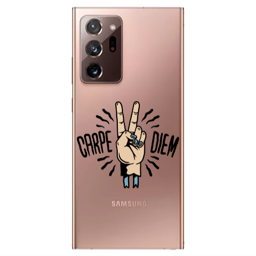 Samsung Note 20 Ultra Carpe Two Diem Transparent Silicone TPU Θήκη