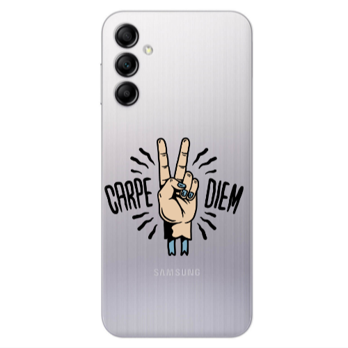 Samsung A24 Carpe Two Diem Transparent Silicone TPU Θήκη