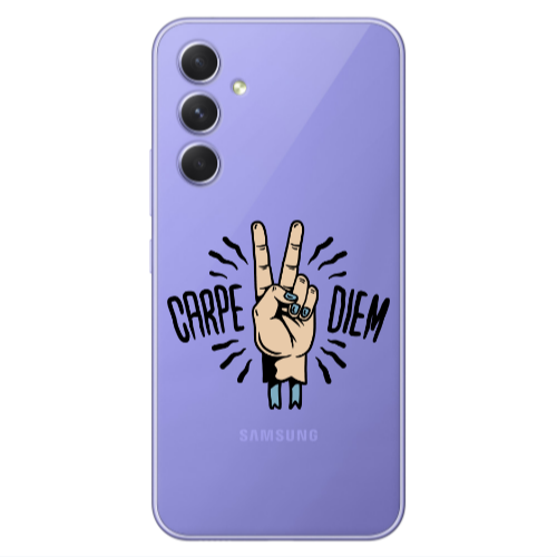 Samsung A54 Carpe Two Diem Transparent Silicone TPU Θήκη